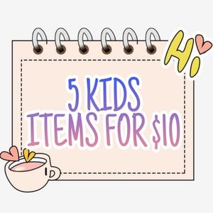 ⭐💗⭐$10 for 5 kids items⭐💗⭐